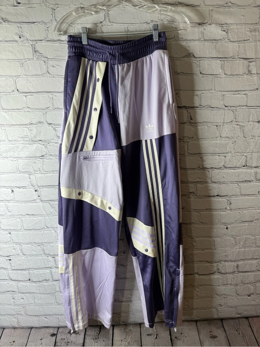 Women’s adidas originals track pants Danielle Cathari patchwork tech purple - Picture 5 of 15